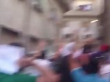 Syria فري برس دمشق ركن الدين مظاهرة على الشارع الرئيسي الأحد 20 5 2012 Damascus