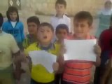 Syria فري برس حلب  بيانون احد اطفال بيانون ينظم مظاهرة 20 5 2012 Aleppo