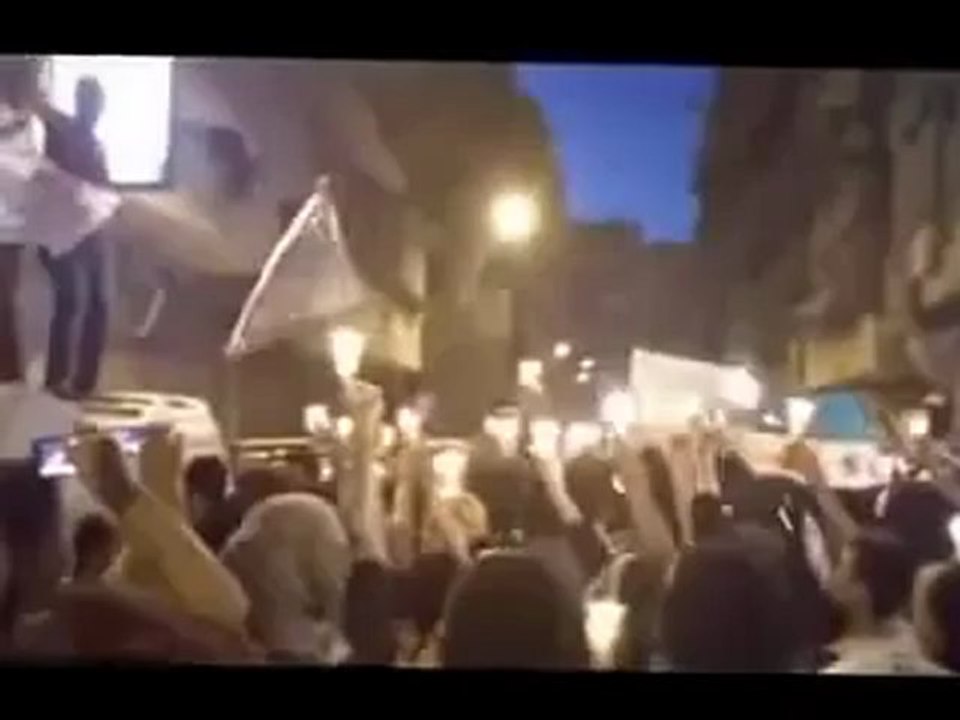 Syria فري برس حلب  بستان القصر مسائية بعد صلاة المغرب 20 5 2012 جـ1 Aleppo