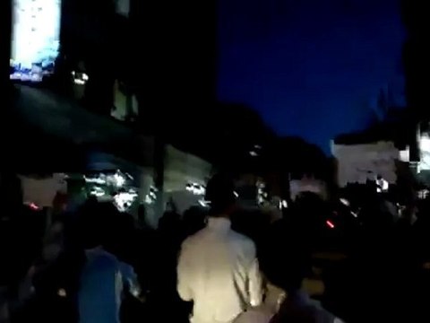 Syria فري برس حلب الشعار مسائية بمشاركة أحرار طريق الباب 20 5 2012 جـ2 Aleppo