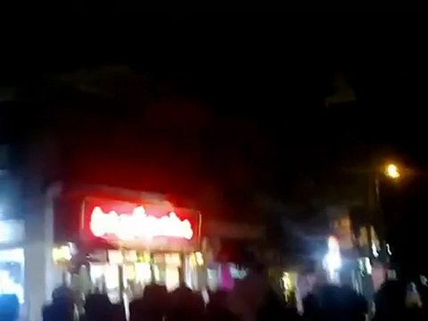 Syria فري برس ريف دمشق بمناسبة الذكرى السنوية الأولى لخروج أول مظاهرة في قدسيا قام الأحرار اليوم بمظاهرة مسائية 20 5 2012 Damascus