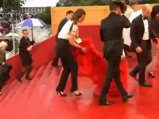 Cheryl Cole's stunning feathered dress at Cannes