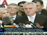 Tomislav Nikolic vencedor de las elecciones serbias