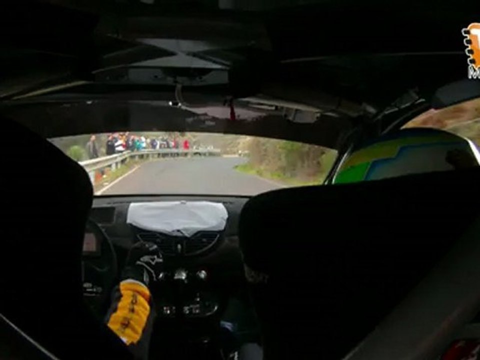 Cámara interior M.Lorenzo-R.Arias (Renault Twingo R2) Rally Islas Canarias 2012
