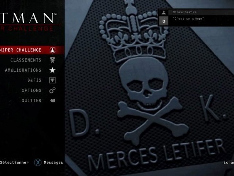 Sniper Challenge (Hitman Absolution) + defis d'objets cachés