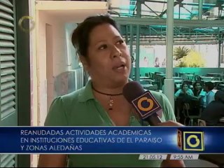 Reiniciaron las clases en escuelas adyacentes a La Planta