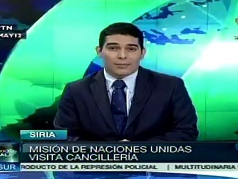 Misión de Naciones Unidas visita cancillería siria