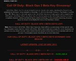Call of Duty Black Ops 2 Beta Keys Giveaway
