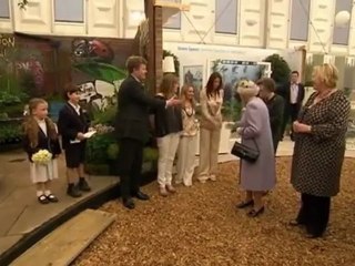 Queen Elizabeth II Attends Chelsea Flower Show in London