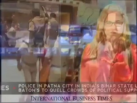 Police Use Batons Against Protesters, Including Women, in India