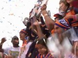 Montpellier Agglomération fête la victoire de ses Champions sur la place de la Comédie