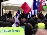 Le leader grec de Syriza Alexis Tsipras à Paris