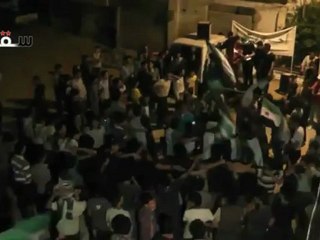Syria فري برس  ريف دمشق سقبا مسائية الأحرار  21 5 2012 Damascus