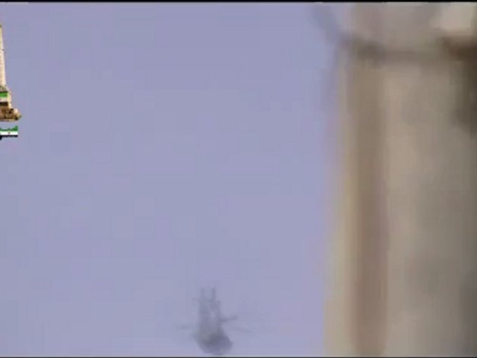 Syria فري برس ادلب تحليق الطيران فوق بلدة سرمدا 21 5 2012 Idlib