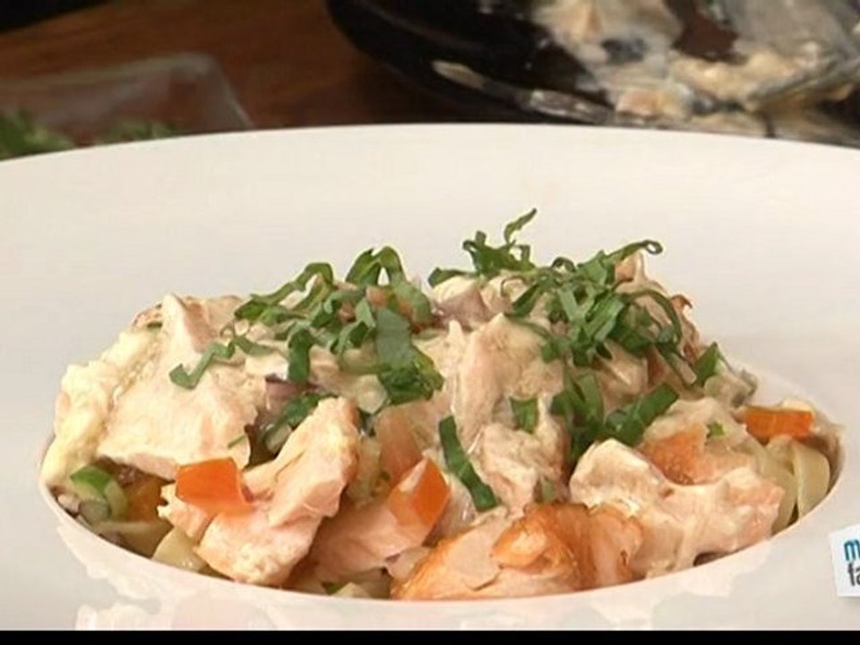 Cuisine : Salade de pâtes au saumon et au mascarpone