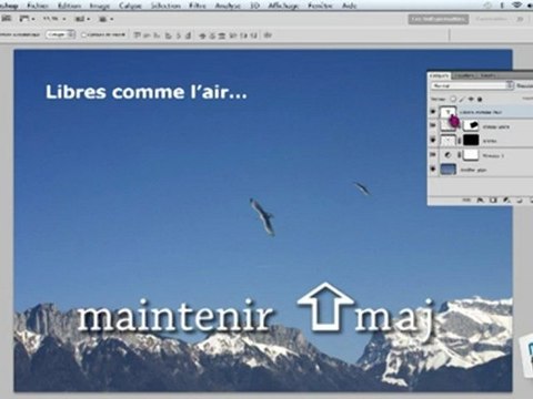 Tuto Photoshop: utiliser les options des calques