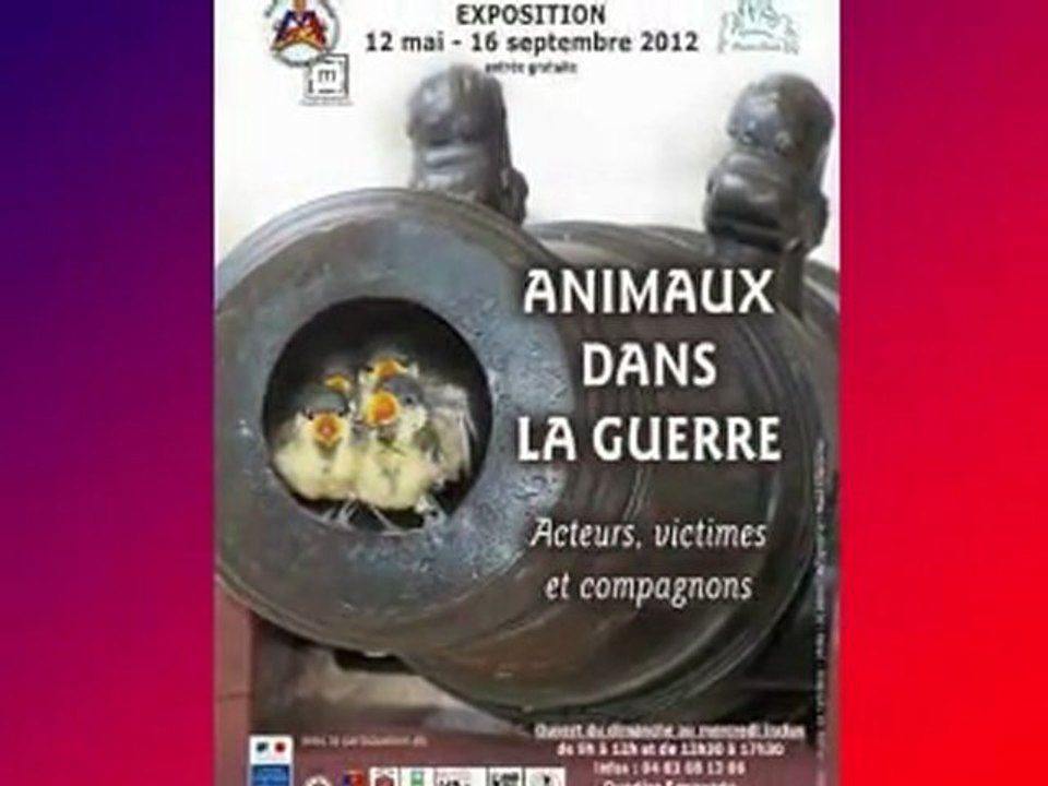 Inauguration Exposition Animaux dans la guerre
