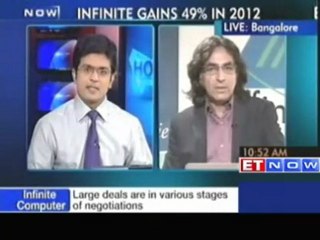 Infinite Computer FY 13 revenue guidance at 30%