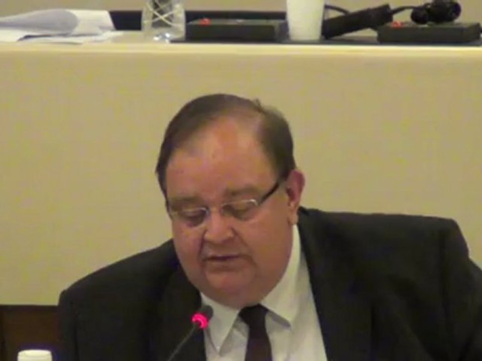 Intervention de Daniel Goux sur la ZAC Triangle lors du conseil du 21 mai