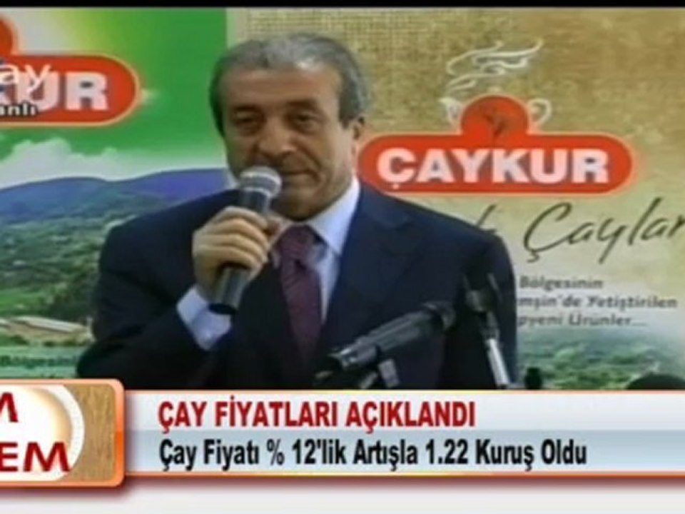 ÇAY FİYATLARI AÇIKLANDI 21.5.2012
