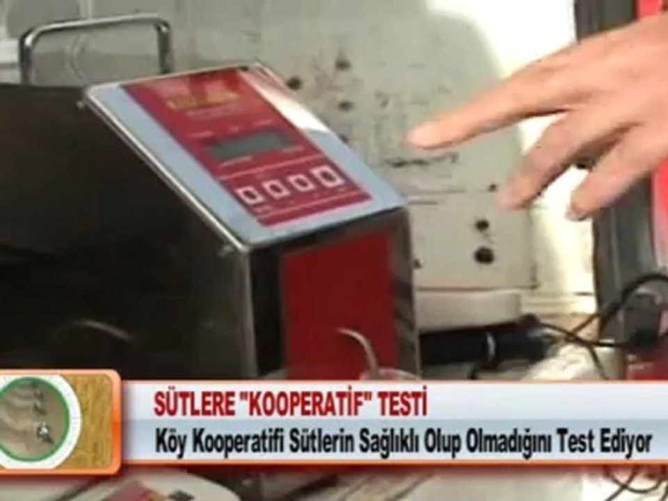 SÜTLERE “KOOPERATİF” TESTİ