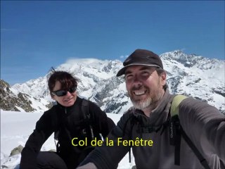 Col de la Fenètre en Raquettes