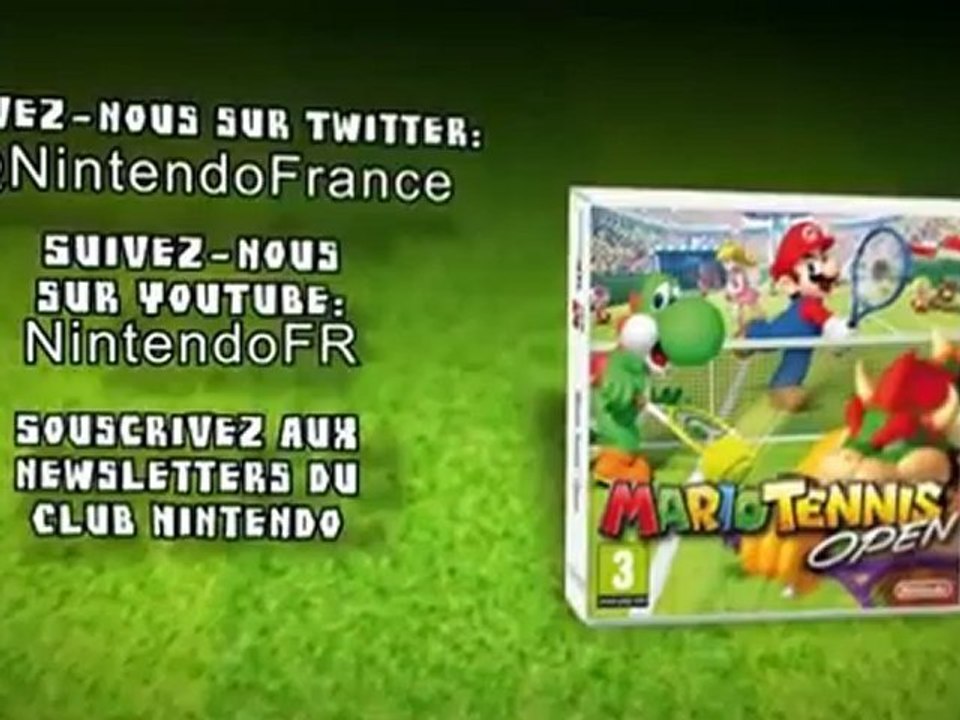 Mario Tennis Open - Trailer - Place aux Yoshi
