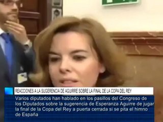 Reacciones a la sugerencia de Aguirre sobre la final de la Copa del Rey
