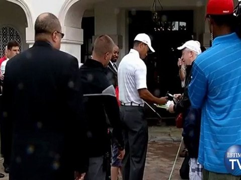 Tiger Woods Makes A Promotional Appearance For His At&T Tournament Insisting His Golf Game is Headed In The Right Direction
