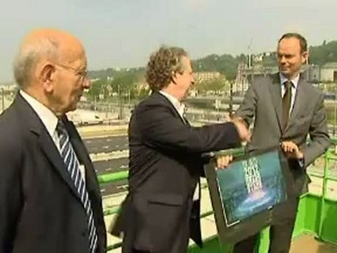 Remise clés du nouveau Stade au HAC