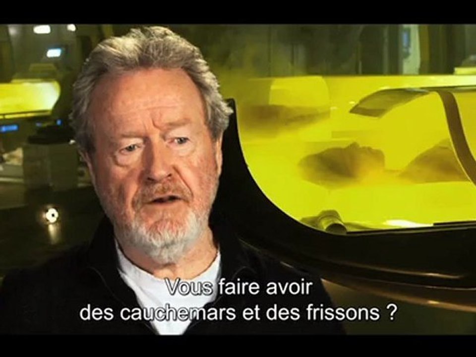 Ridley Scott vous présente son dernier film "Prometheus"