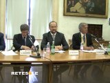 Piazza di Siena conferenza stampa presentazione Tgsport Retesole