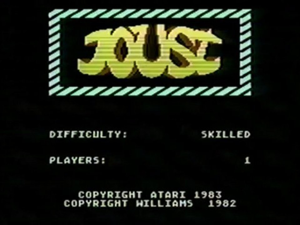 Classic Game Room - JOUST for Atari 5200 review