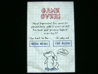 Classic Game Room - PARACHUTE PANIC for iPod review