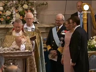 Bautizo de la princesa Estela en Suecia