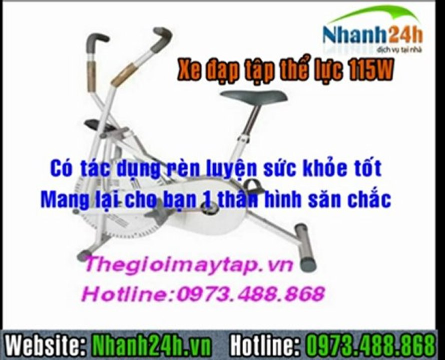Xe đạp tập thể lực 115W - Nhanh24h.vn