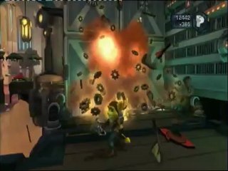 rachet and clank opération destruction(5):  boulon en or et point de compétence