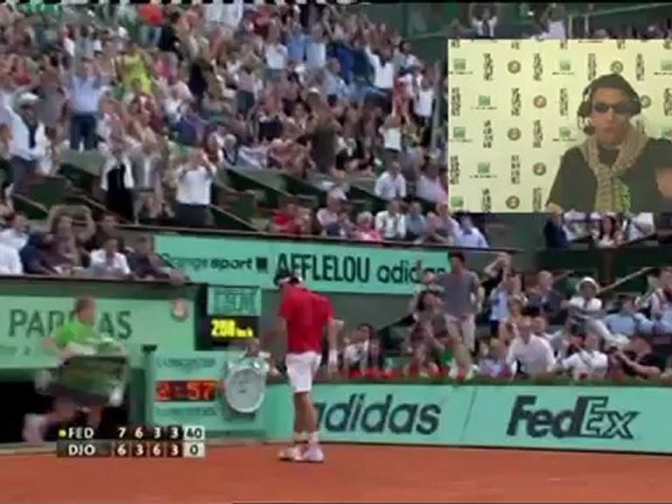 Dimanche 27 mai 2012 - Federer vs Djokovic - Nawfel
