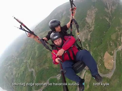 tekirdağ uçmakdere yamaç paraşütü uçuşları birol kıyak 27 mayıs 2012