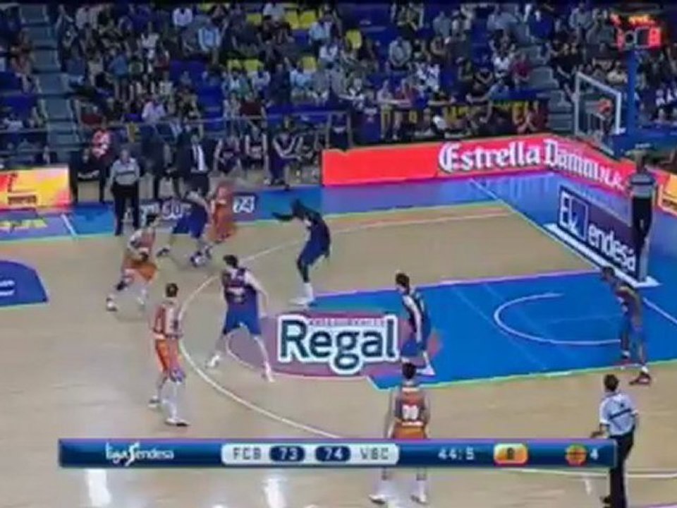 ACB - Barcelona Regal/Valencia Basket : 76-81