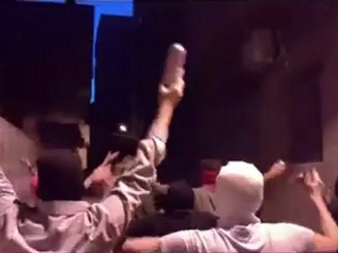 Syria فري برس ريف دمشق ببيلا مظاهرة كتيبة الرجل البخاخ 22 5 2012 Damascus