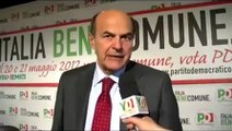 Bersani - Da Isernia un segnale per un centrosinistra vincente (18.05.12)