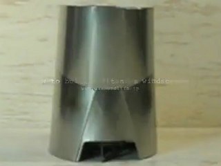how to make an alcohol stove Ti windscreen