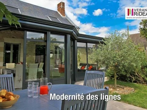 Véranda Rideau - Réalisation véranda Eleganz La Ville aux Dames