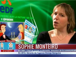 Témoignage client EDF pour 3TOON Brand content