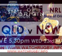 WATCH NSW vs Queensland STATE OF ORIGIN LIVE ONLINE STREAMING 23 MAY 2012