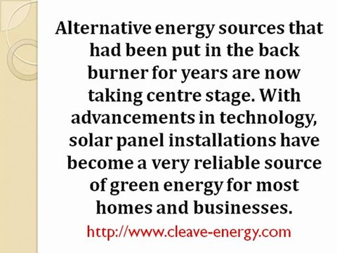 Solar Panel Installations are the Future of Energy