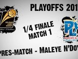 Après-Match - Playoffs Paris Match 1 - Maleye N'Doye