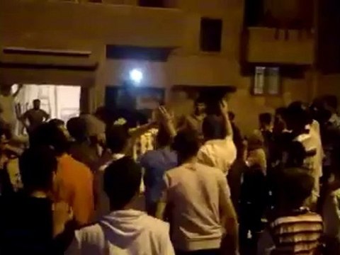 Syria فري برس حلب الأشرفية مظاهرة ثانية نصرة للمعتقلين 22 5 2012 ج3 Aleppo