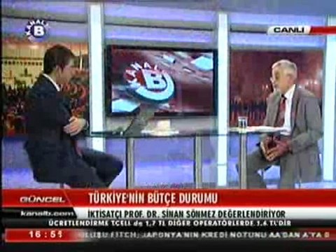 22.05.2012 KANAL B ATILIM ÜNİVERSİTESİ İKTİSATÇI PROF.DR. SİNAN SÖNMEZ